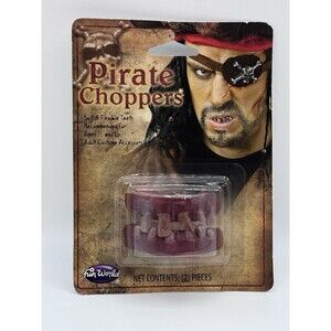 Soft Flexible Pirate Choppers Teeth Costume Dress Up Theater Cosplay